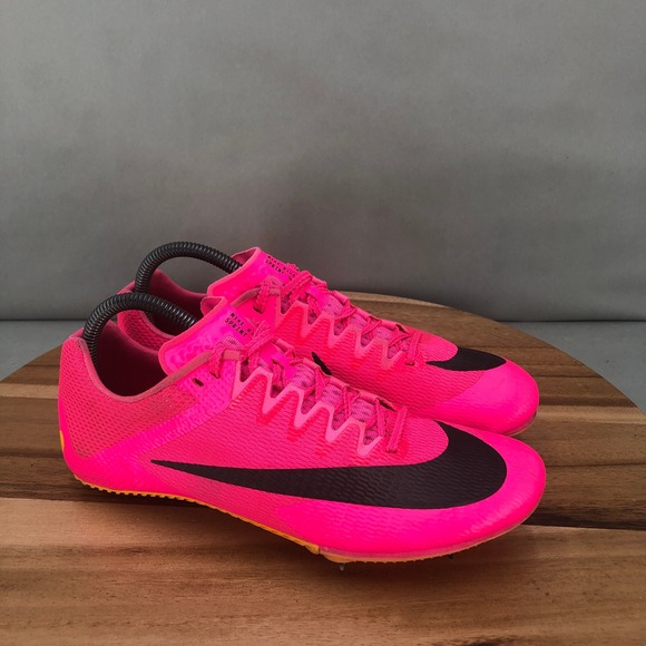 Nike Zoom Rival Sprint Track Shoes DC8753 600 Pink Black Spikes Size 7.5 - Picture 1 of 7